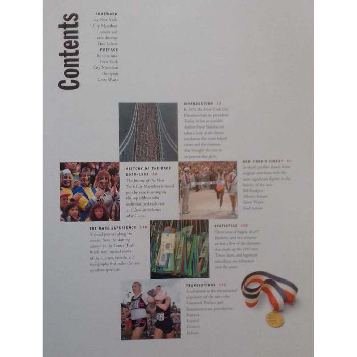 The New York City Marathon: Twenty-Five Years (With Contributor's Signature Pasted In) | Peter Ga...