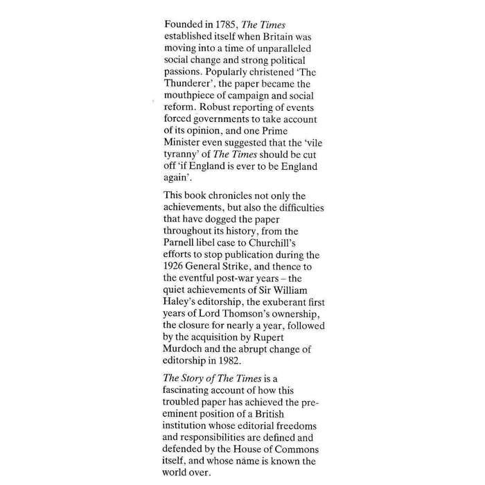 The Story of The Times | Oliver Woods & James Bishop