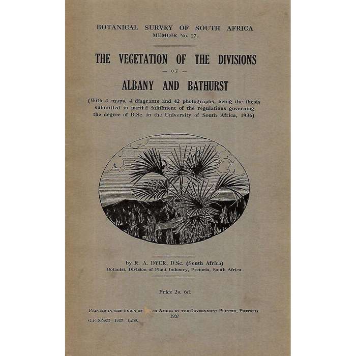 The Vegetation of the Divisions of Albany and Bathurst | R. A. Dyer