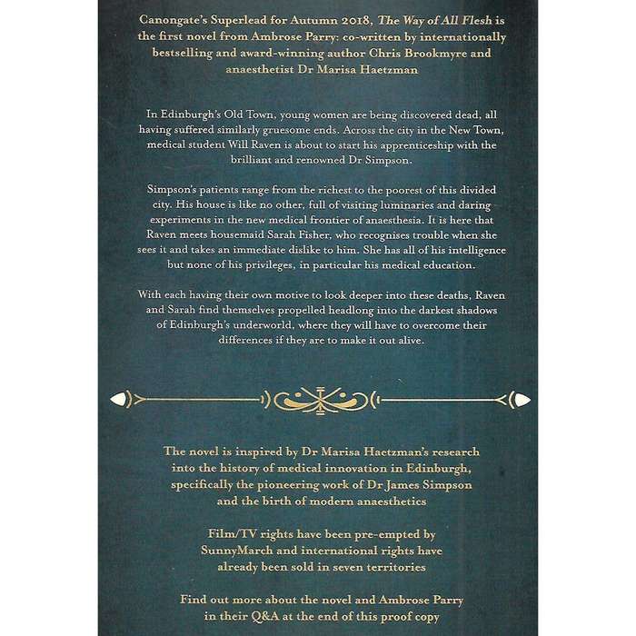 The Way of All Flesh (Proof Copy) | Ambrose Parry