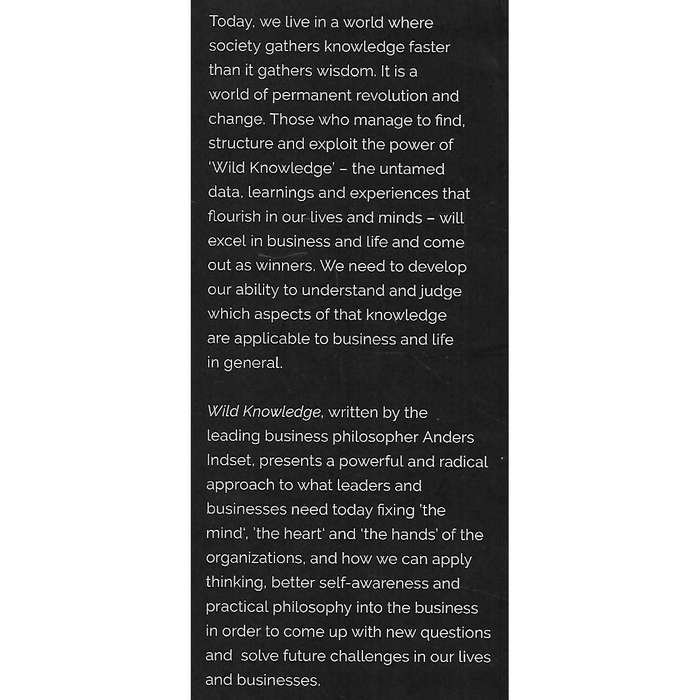 Wild Knowledge: Outthink the Revolution (Inscribed by Author) | Anders Indset