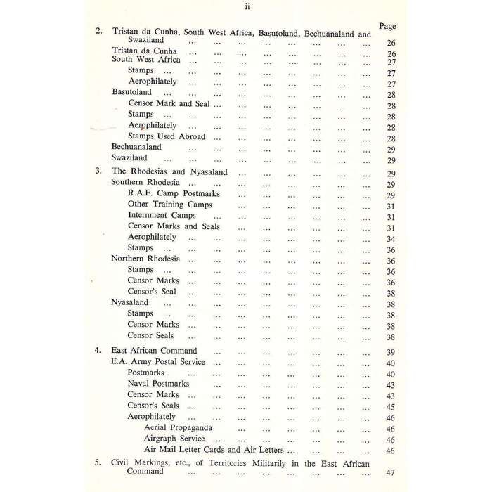 World War II Philately of Southern and Eastern Africa (Author's Copy) | J. H. Harvey Pirie