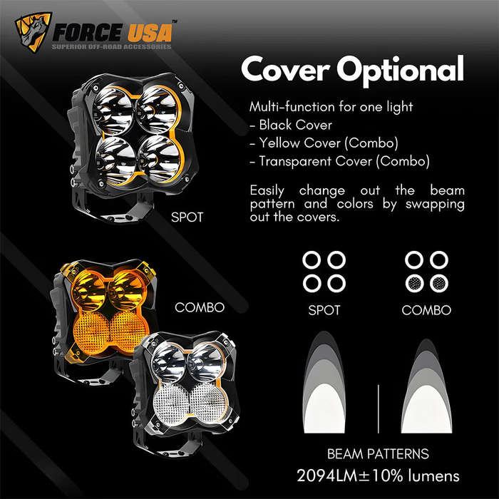 Force USA Ultra 5" Pod Light (Pair)
