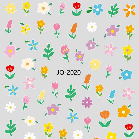 Nail Sticker - 2020 - Flowers