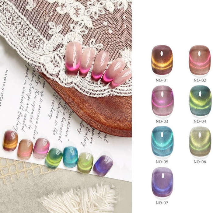 Vendeeni - UV Gel Polish - Rainbow Cat Eye