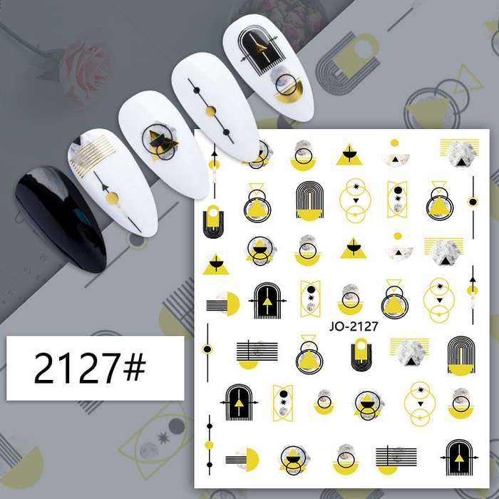 Nail Sticker - JO-2127- Abstract