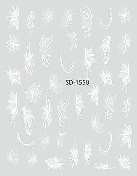 Nail Sticker 3D - 1550 - Flowers