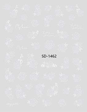 Nail Sticker 3D - 1462 - Roses
