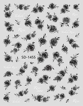 Nail Sticker 3D - 1455 - Roses
