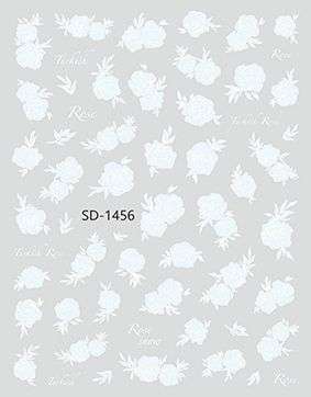 Nail Sticker 3D - 1456 - Roses