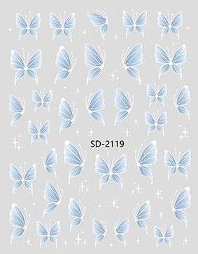 Nail Sticker 3D - 2119 - Butterfly