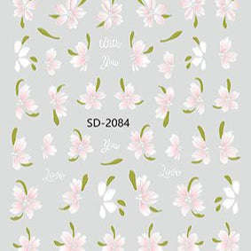 Nail Sticker 3D - 2084 - Flowers