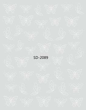 Nail Sticker 3D - 2089 - Butterfly