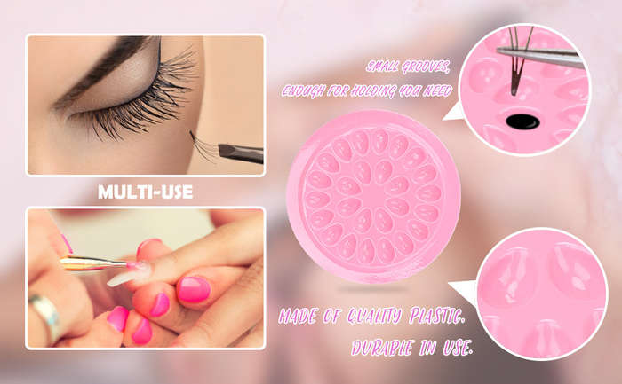 Eyelash Plastic Glue Holder