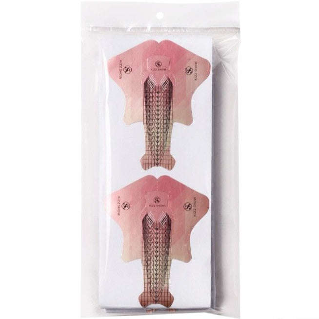 Nail Forms - Stiletto - Tip Sculpting Guide Stickers 100psc - TS-18