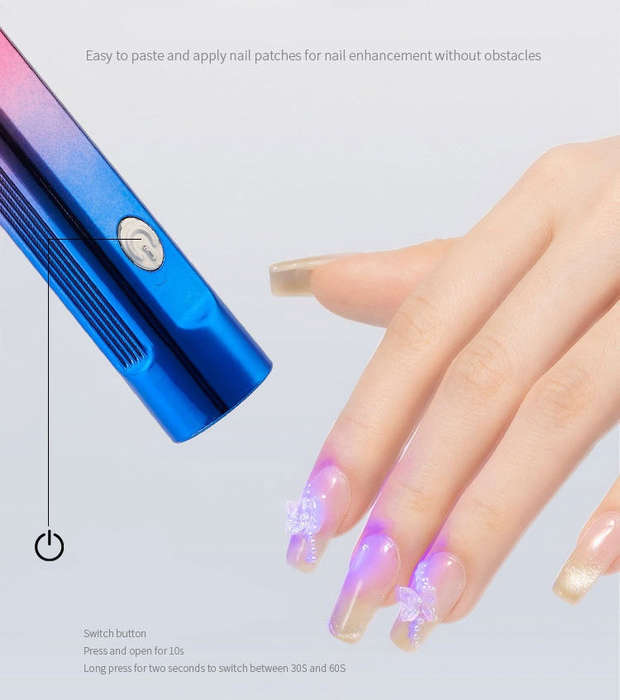 Nail UV LED Light / Lamp - Researchable Handheld - 9W