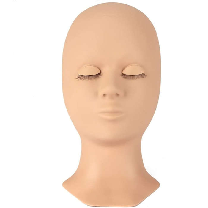 Mannequin Practice Head Replacement Eyelids - 3 Pairs - Light Skin