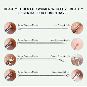 Beauty Tool Set - Pimple Popper Tool Kit - 4pcs