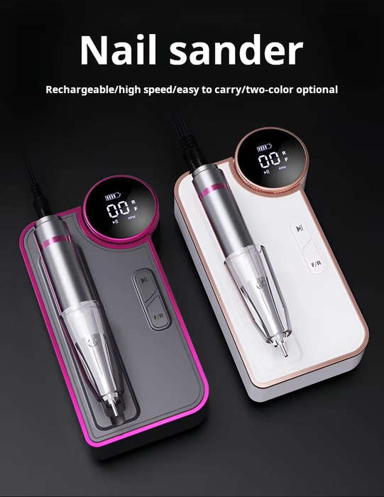 35000rpm Electric Nail File/Drill Machine - BQ109 - Rechargeable / Cordless / Portable