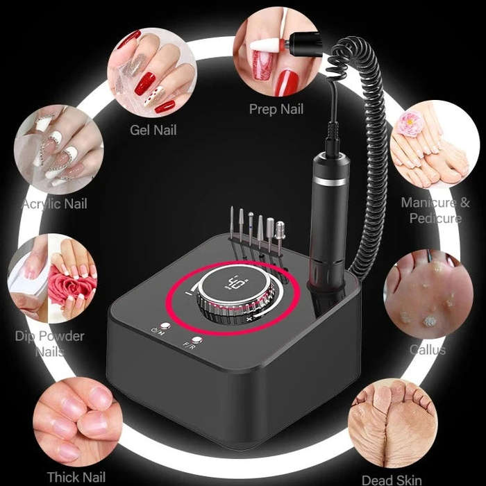 40000rpm Electric Nail File/Drill Machine UV601