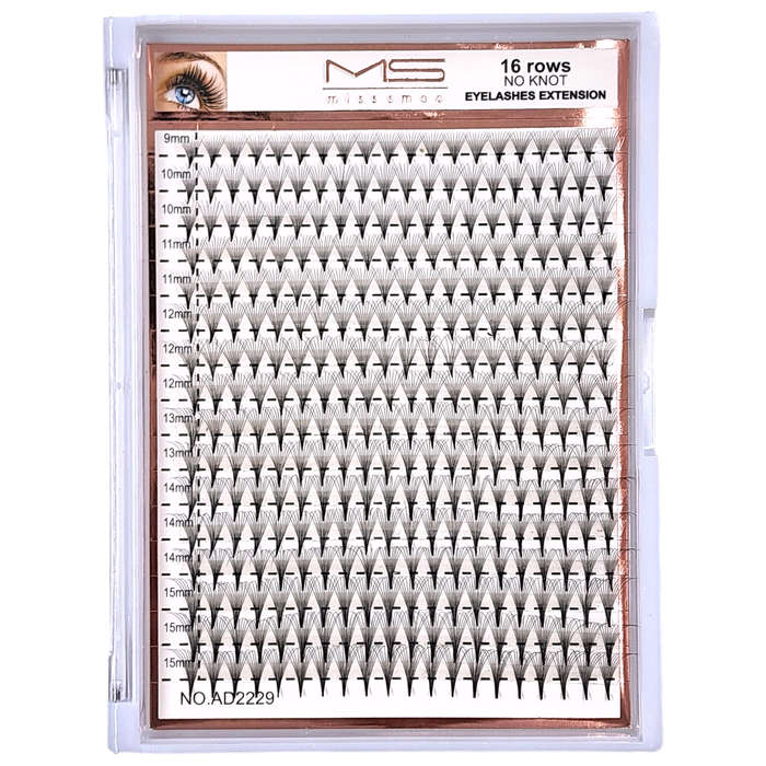 Eyelash Extension - Knot Free - 10P-0.07-Mix