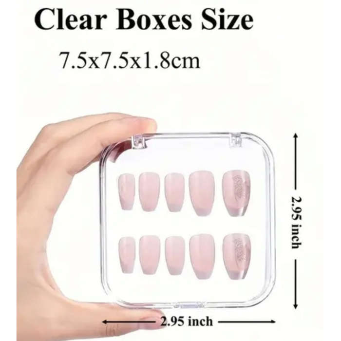 Box Container for Press on Tips - 1pcs