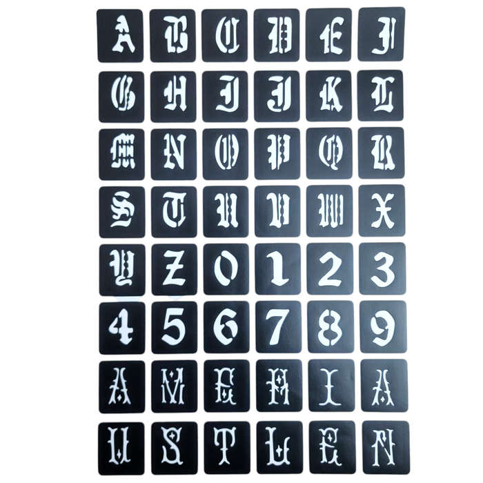 Tattoo Stencils - 12pcs
