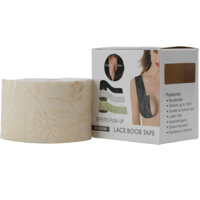 Boob Tape - Lace - Nude