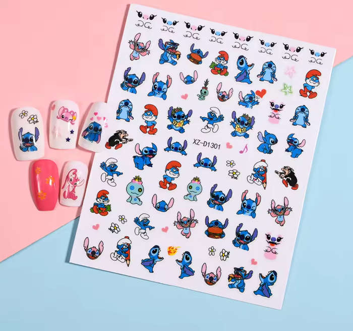 Nail Sticker - Lilo & Stitch