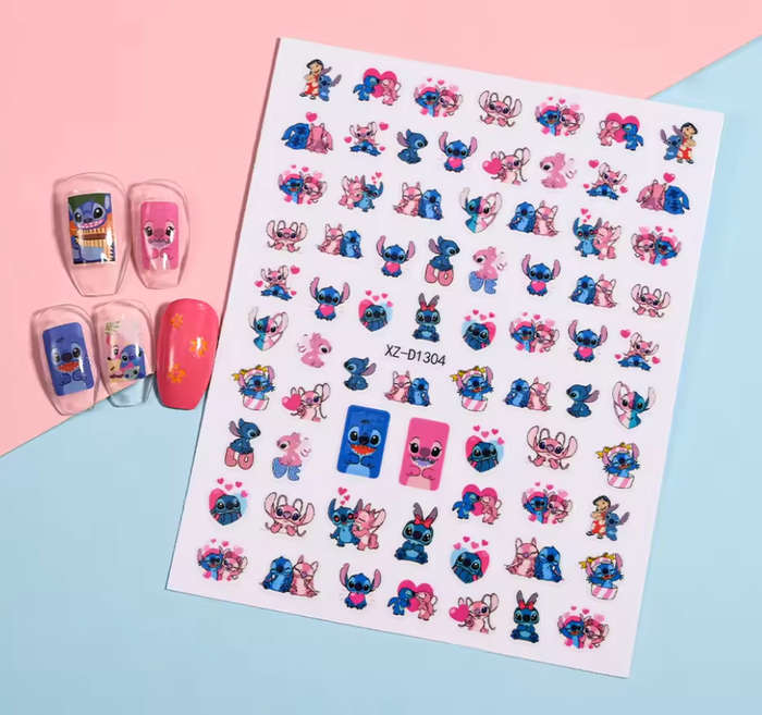 Nail Sticker - Lilo & Stitch