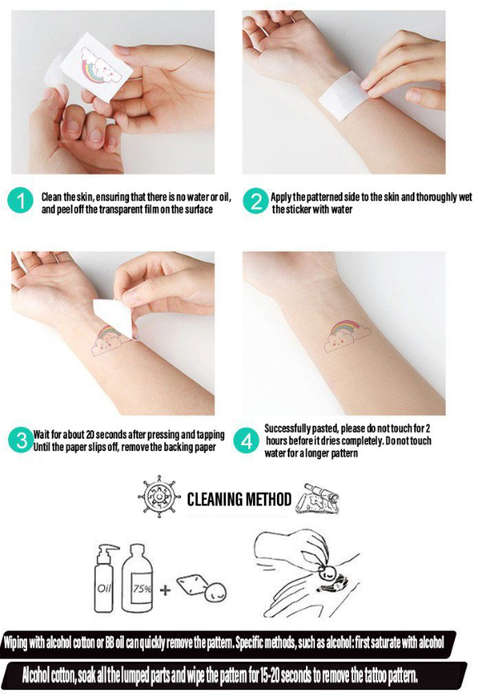 South Africa Flag - Temporary Tattoo