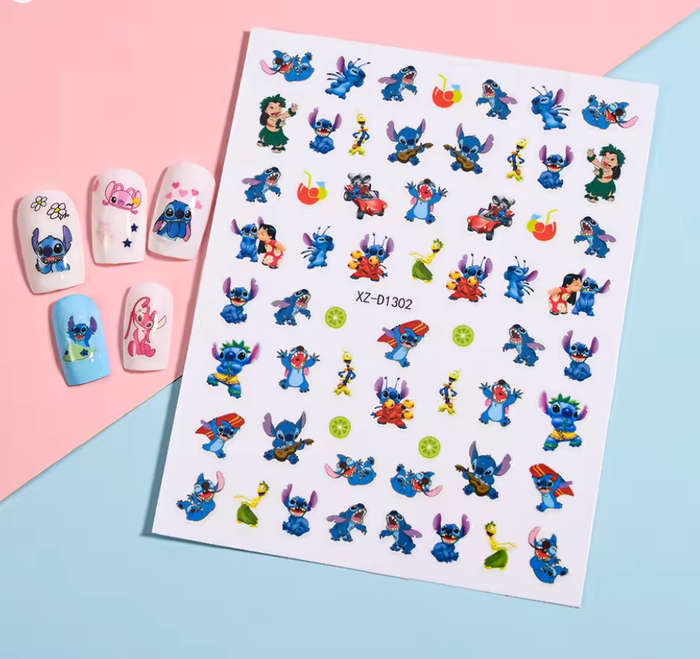 Nail Sticker - Lilo & Stitch