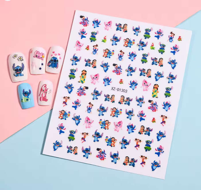 Nail Sticker - Lilo & Stitch
