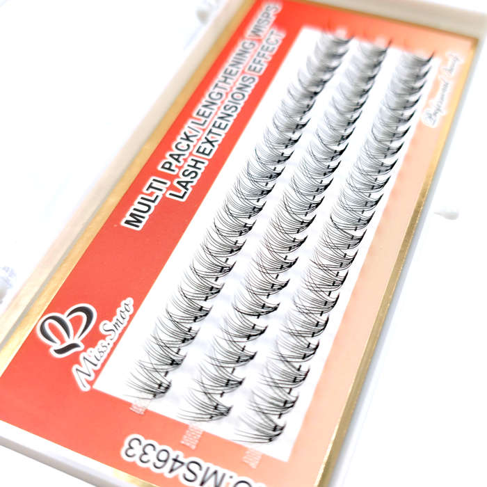 Eyelash Extension - Lengthening Wisps - 10P - 0.1 D - 10mm
