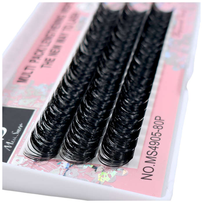 Eyelash Extension - Lengthening Wisps - 80P - 0.07D - 12mm