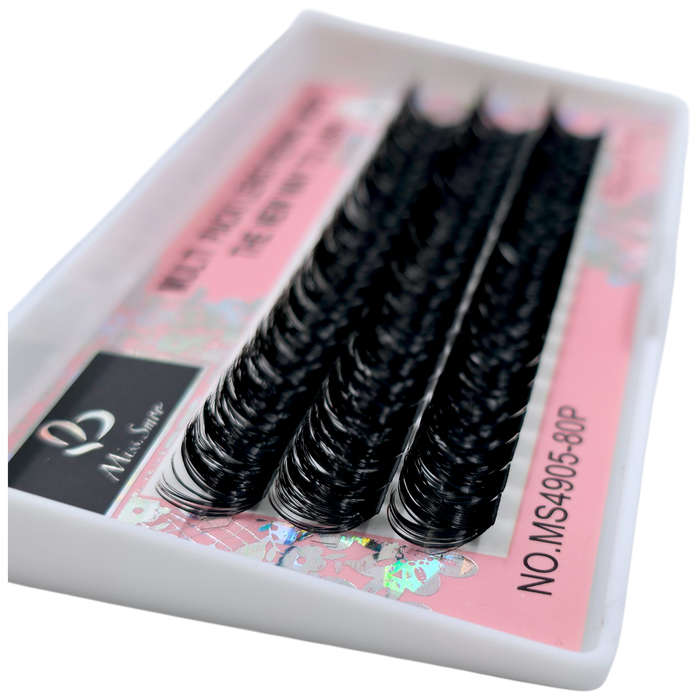 Eyelash Extension - Lengthening Wisps - 80P - 0.07D - 12mm
