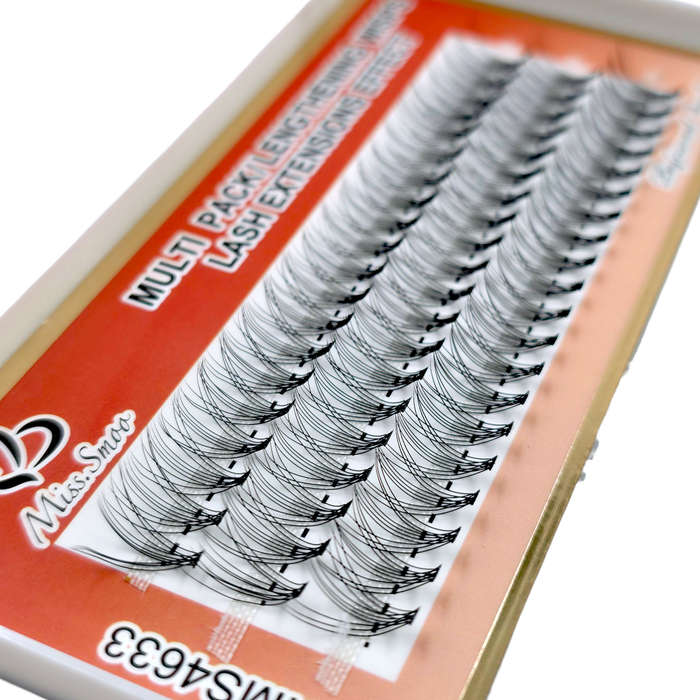 Eyelash Extension - Lengthening Wisps - 10P - 0.1 D - 12mm