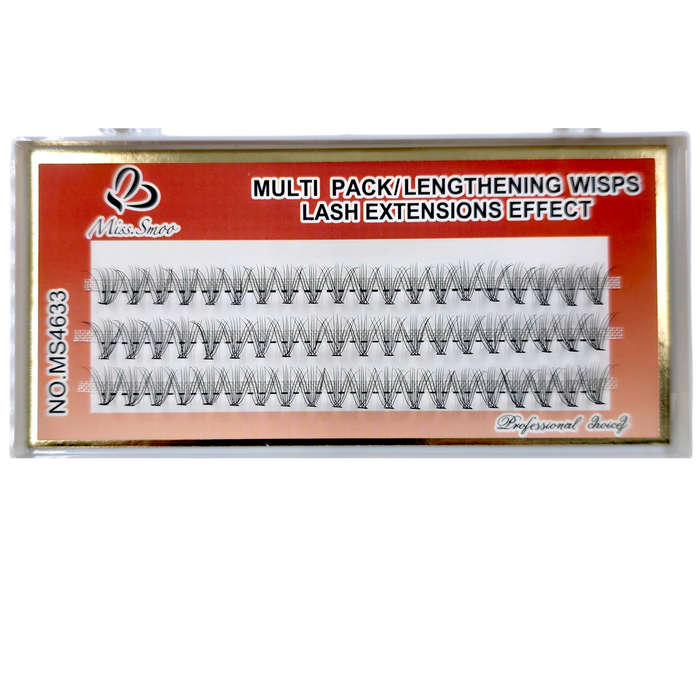 Eyelash Extension - Lengthening Wisps - 10P - 0.1 D - 10mm