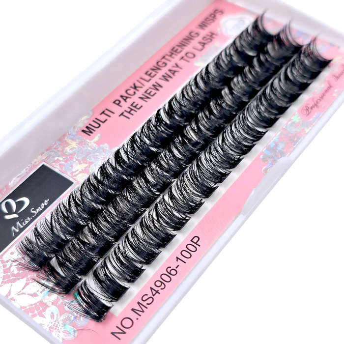 Eyelash Extension - Lengthening Wisps - 100P - 0.07D - 12mm