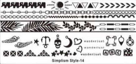 Stamping Plate - Simplism Style