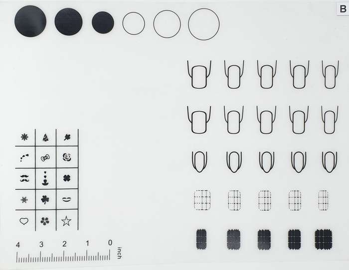 Silicone Practice Nail Art Mat