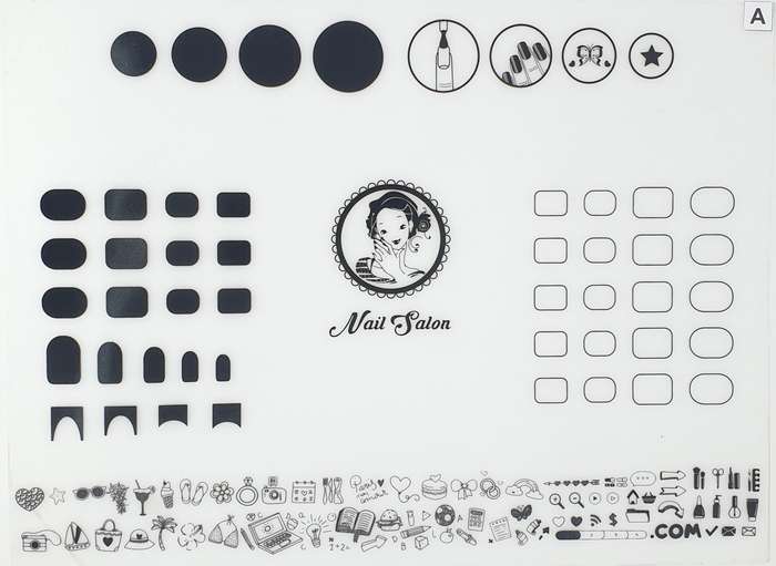 Silicone Practice Nail Art Mat