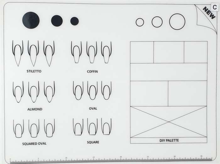 Silicone Practice Nail Art Mat