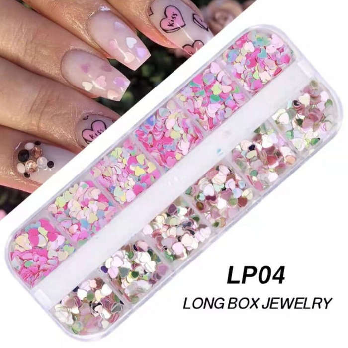 12 Grids Nail Decoration - LP04