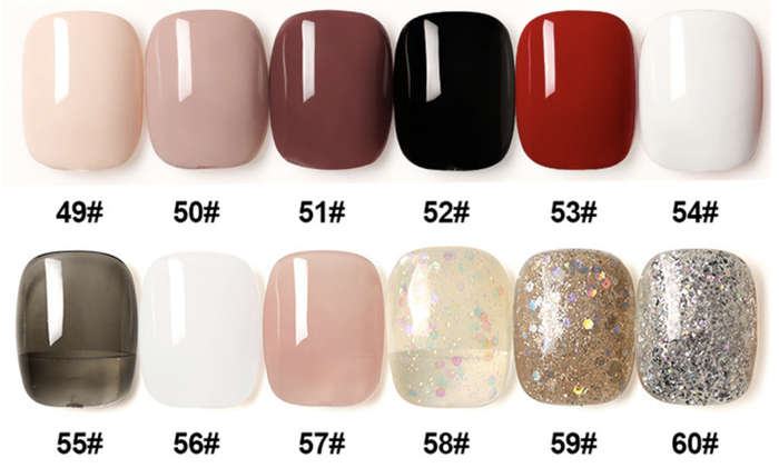 AS- UV Gel Polish - 60pcs Box Set - Free Colour Chart