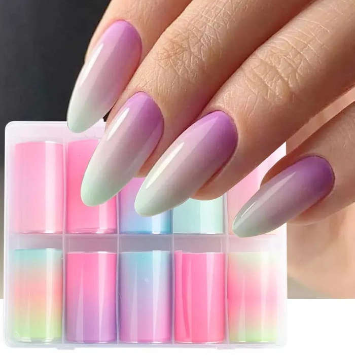 Foil Paper Box - 10pcs - Gradient Set B