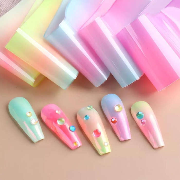 Foil Paper Box - 10pcs - Gradient Set B