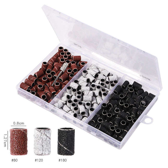 Sanding Bands For Nail Drill Bit - Box - 200pcs