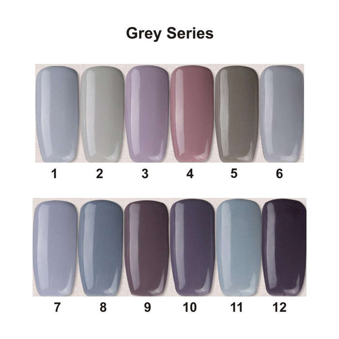 AS - UV Gel Polish - Grey Series - All 12