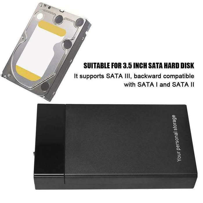 USB 3.0-3.5 Inch SATA External Hard Drive Enclosure - ecomstock